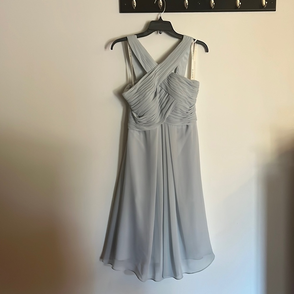 Azazie A4 Misty Blue Bridesmaids Dress